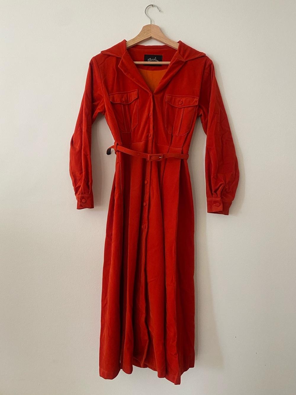 Corduroy Button-Up Dress | Japan
Thrifted